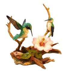 Sinek kuşları ve çiçek biblosu