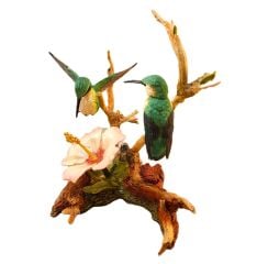 Sinek kuşları ve çiçek biblosu