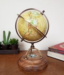 Pusulalı Dekoratif Dünya Küre