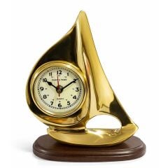 Pirinç Yelkenli Masa Saati
