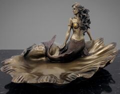 Bronz Deniz Kızı Tabak