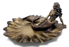 Bronz Deniz Kızı Tabak