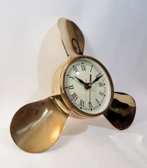 Pirinç Pervane Duvar Saati