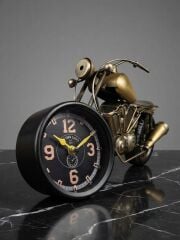 Metal Motosiklet Masa Saati