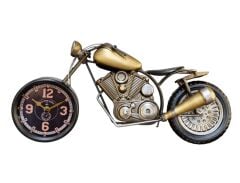 Metal Motosiklet Masa Saati