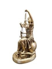 Dünya Üstünde Adalet Heykeli (Themis) (27 cm)
