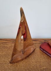 Ahşap Kaideli Pirinç Yelken