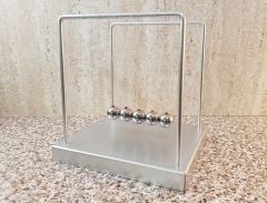 Newton Beşiği Denge Topları ( Metal Gümüş )