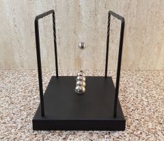 Newton Beşiği Denge Topları ( Metal Siyah )
