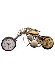 Metal Motosiklet Masa Saati