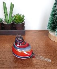 Murano Üfleme Cam Kuş Biblo