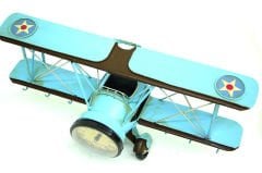 Uçak Maketi Duvar Saati ve Askı