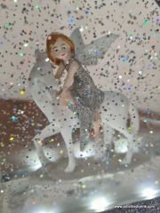 Işıklı ve Müzikli Melek Kar Küresi