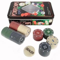 Poker Seti (Rakamlı 100 çipli set)