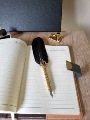 Şifreli Defterli Tüylü Kalem Divit Seti