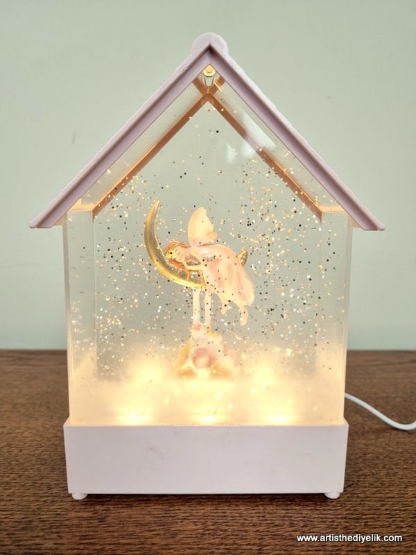 Işıklı ve Müzikli Melek Kar Küresi