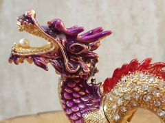 Swarovski Taşlı Ejderha Biblosu