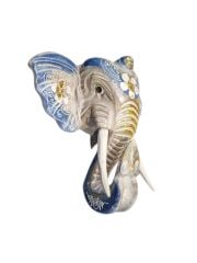 Dekoratif Fil Kafası Duvar Süsü