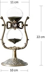 Orta Boy Vintage Antik Kum Saati (30 dakika)
