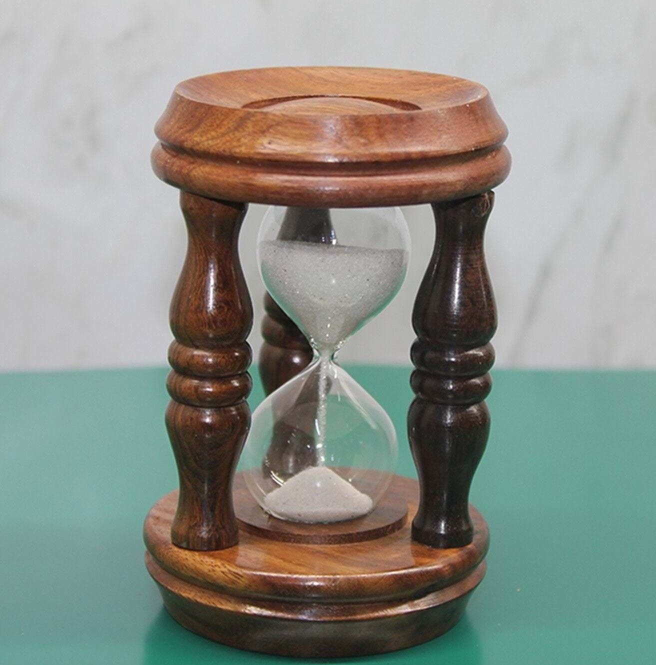 Ahşap Kaideli Kum Saati