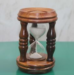 Ahşap Kaideli Kum Saati