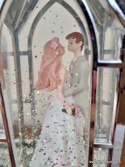 Işıklı ve Müzikli Dans Eden Çift Kar Küresi