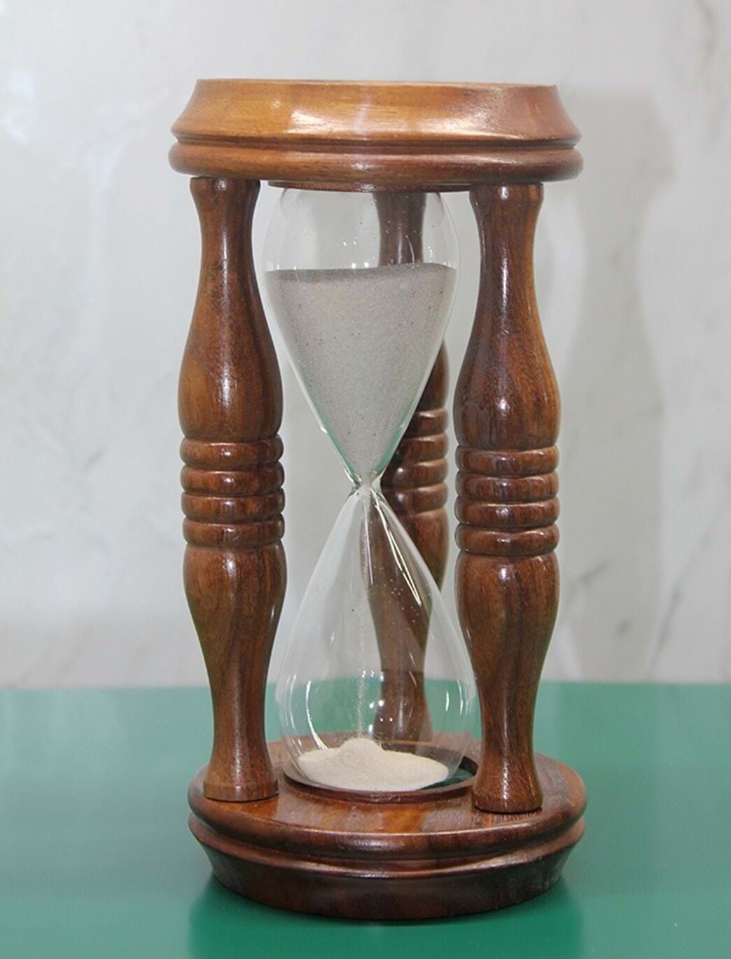 Ahşap Kaideli Kum Saati