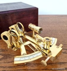 Ahşap Kutulu Sextant