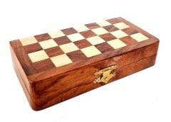 MIKNATISLI ORTA BOY AHŞAP SATRANÇ TAKIMI