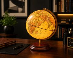 Işıklı Dekoratif Dünya Küre