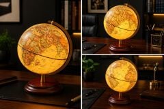 Işıklı Dekoratif Dünya Küre