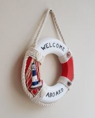 Marin Ahşap Dekoratif Can Simidi