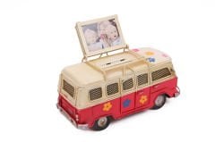 Çerçeveli Metal Minibüs Kumbara