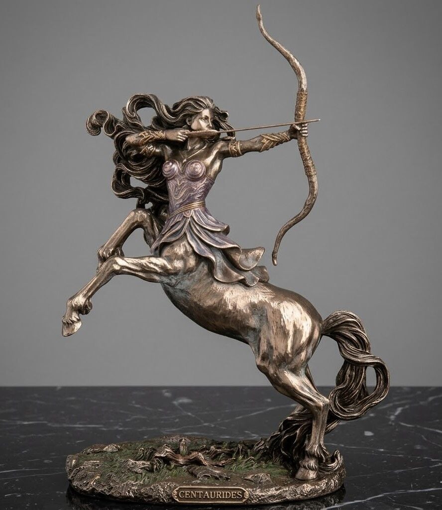 Bronz Kadın Sentor (CENTAURIDE) Biblo