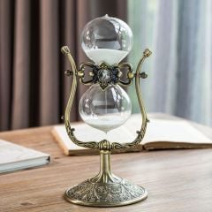 Orta Boy Vintage Antik Kum Saati (30 dakika)