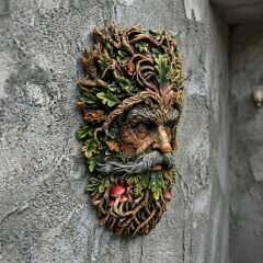 Yeşil Adam Duvar Maskı Saksı