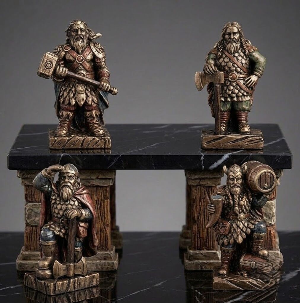 Veronese Viking Savaşçıları 4lü Set