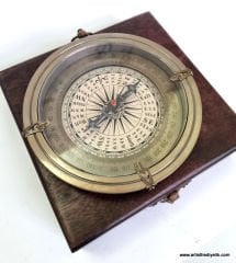 Ahşap Kutulu Pusula