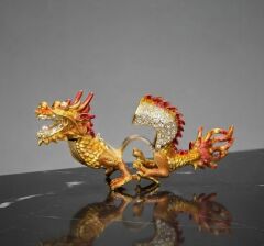 Swarovski Taşlı Ejderha Biblosu