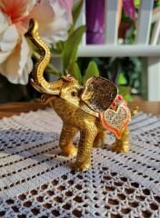 Swarovski Taşlı Fil Biblo Kutu