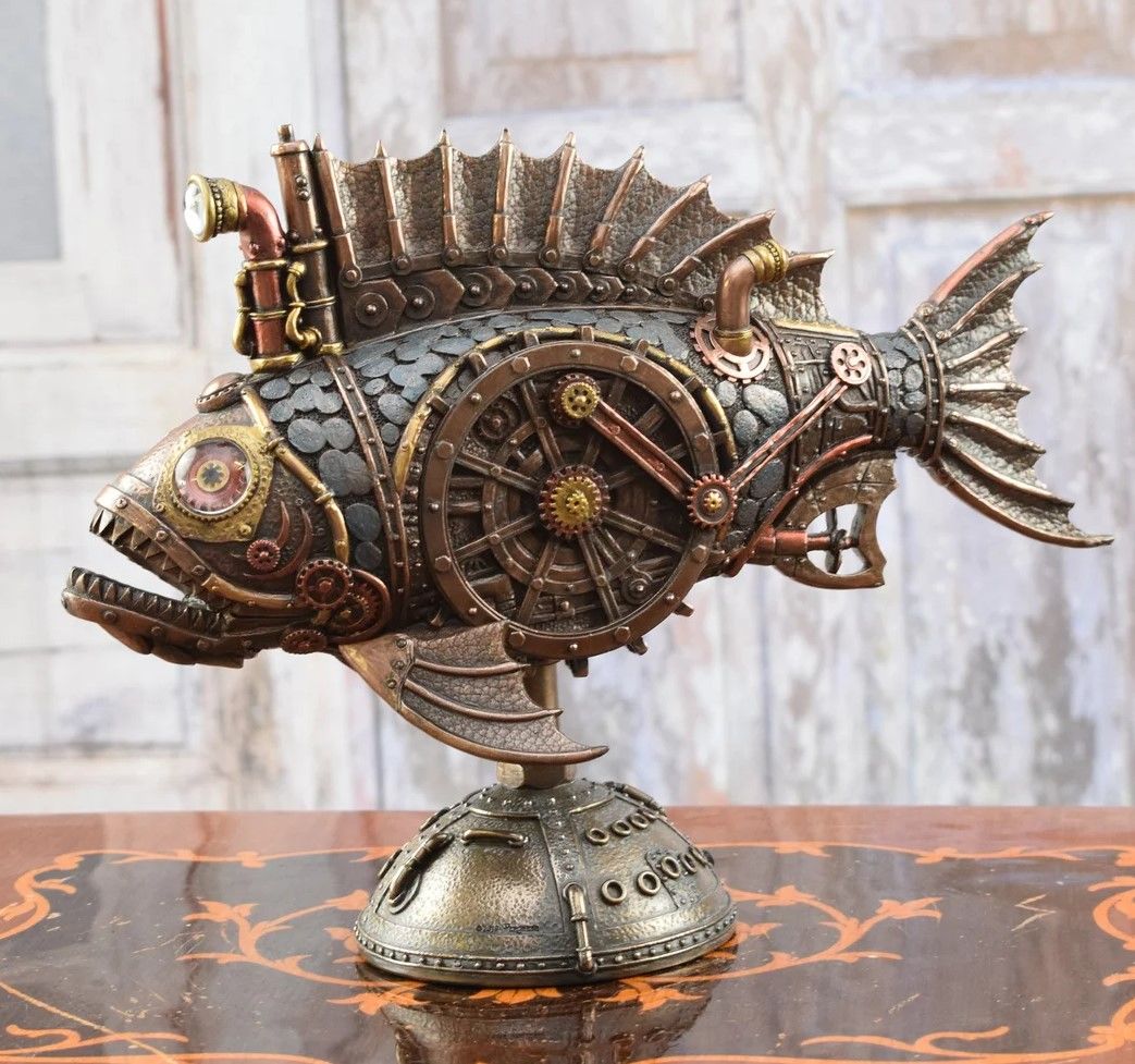 Veronese Steampunk Balık Biblo