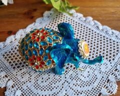 Swarovski Taşlı Fil Biblo Kutu