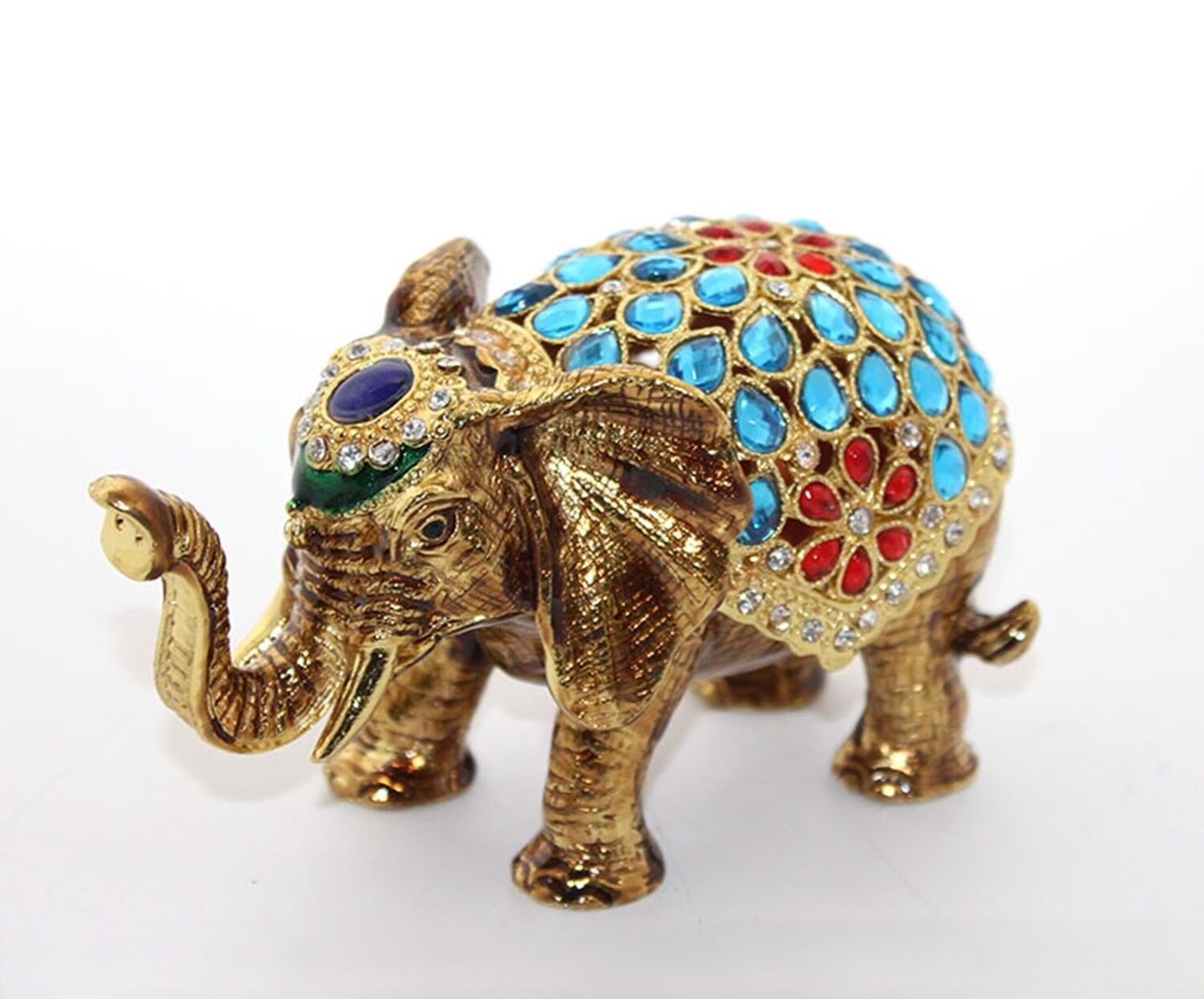 Swarovski Taşlı Fil Biblo Kutu