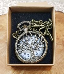 Hayat Ağacı Köstekli Cep Saati