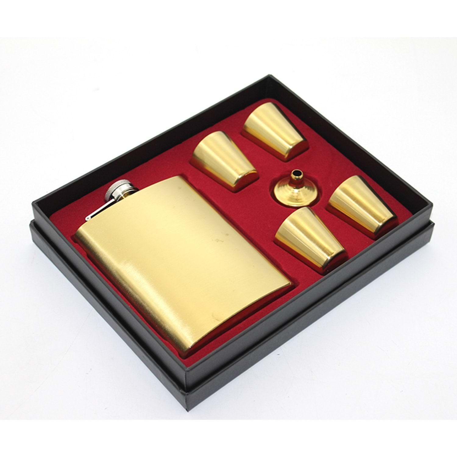 Altın Rengi Matara Set (8 oz)