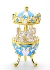 Swarovski Taşlı Atlı Karınca Şeklinde Kutu