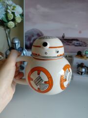 Porselen Star Wars Kapaklı Kupa Bardak