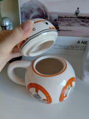 Porselen Star Wars Kapaklı Kupa Bardak