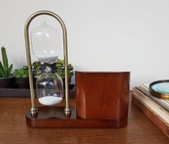 Ahşap Kalemlikli Kum Saati (30 dakika)