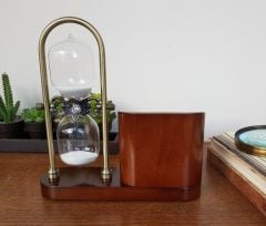 Ahşap Kalemlikli Kum Saati (30 dakika)